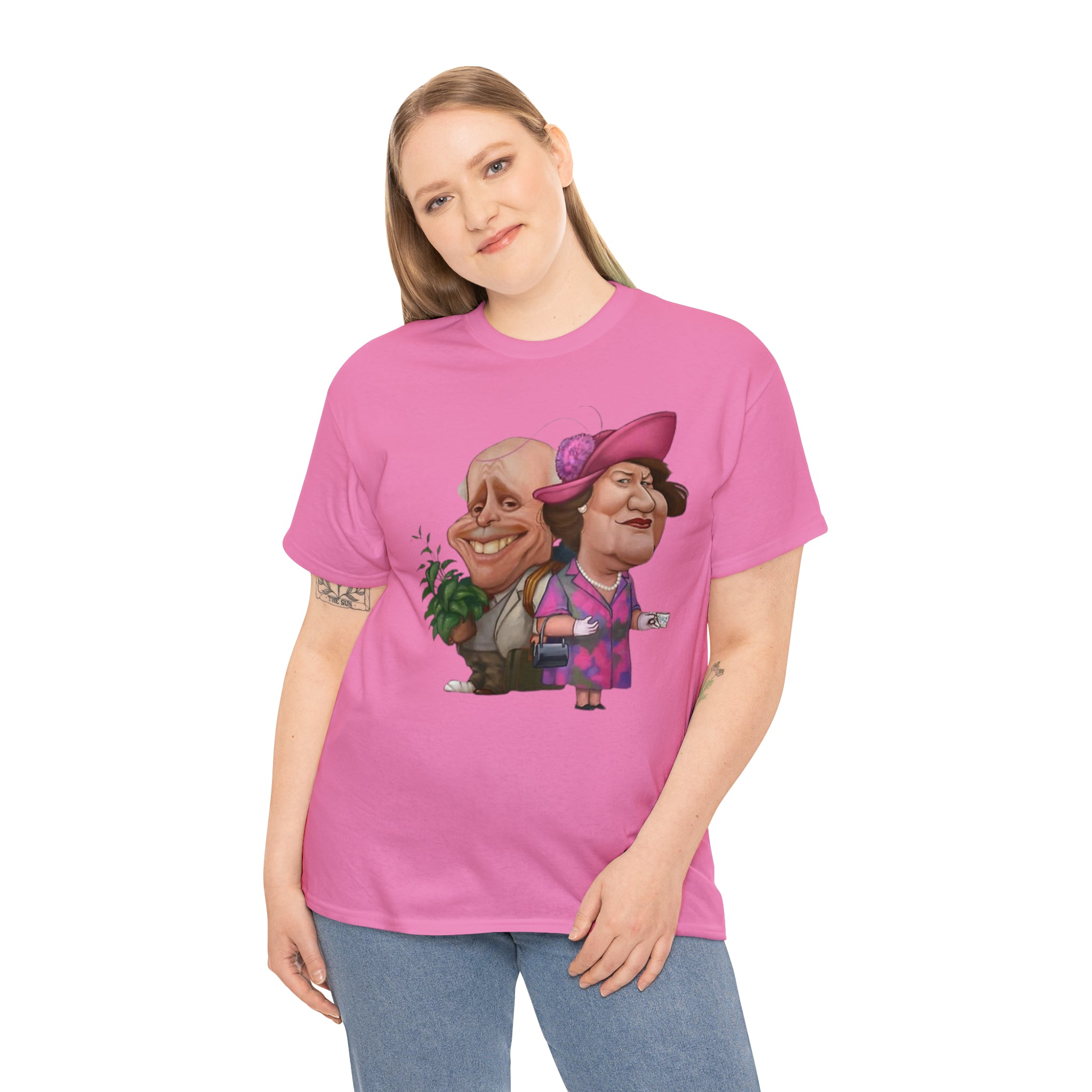Keeping Up Appearances 90's TV Show-Unisex Heavy Cotton T-Shirt - Creations by Chris and Carlos